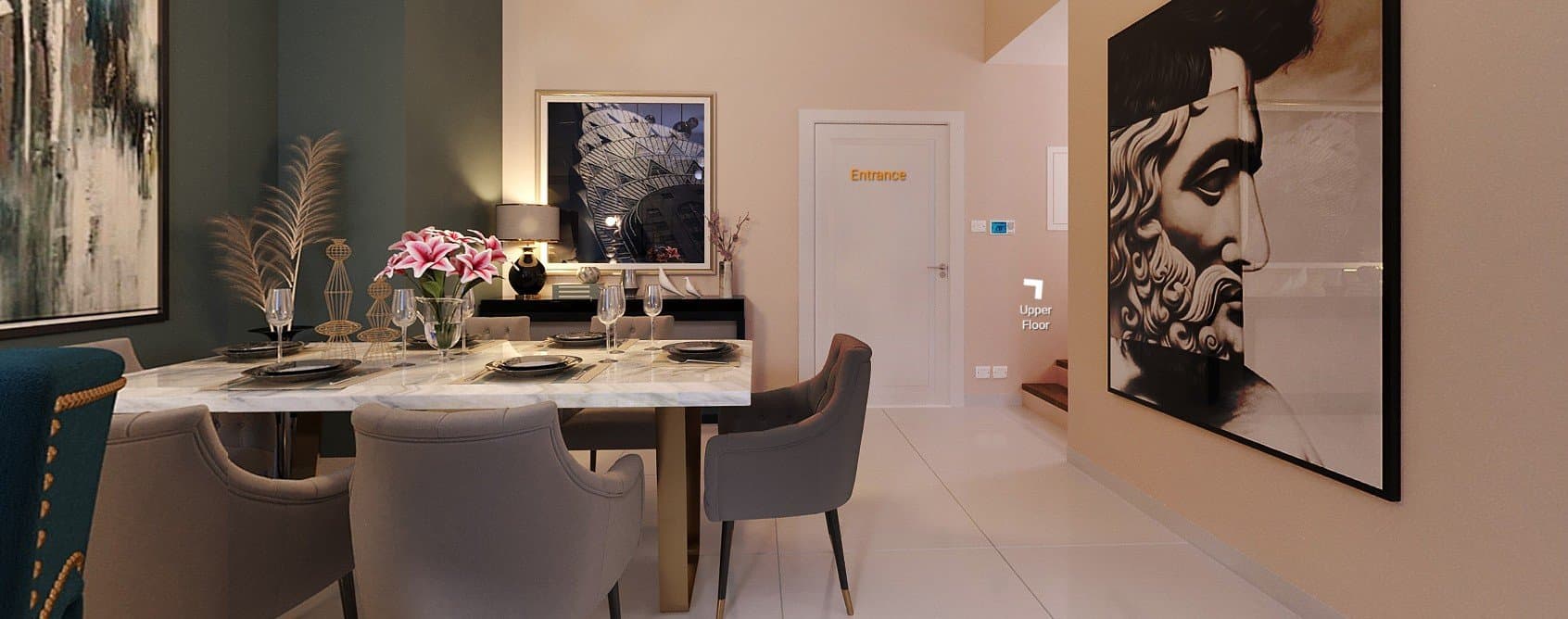 4-BHK + Maid's Duplex | Fully Furnished | Hot Deal — 2